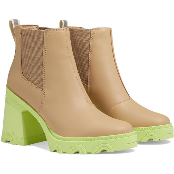 Sorel Women's Brex Heel Chelsea Waterproof Boots Size 5.5 Canoe/Tippett NWT - Picture 1 of 6
